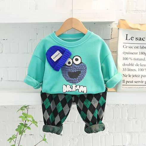 Boys suit spring and autumn two-piece set